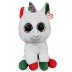 Peluche Beanie Boos TY Licorne Candy Chien 15 CM Grands Yeux Grandi