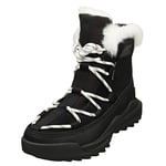 SOREL Ona Rmx Glacy Waterproof Womens Fashion Boots in Black White - 4 UK