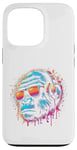 Coque pour iPhone 13 Pro Monkey DJ Disco Music Lover Gorilla Chimpanzee Casque audio