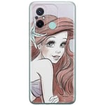 ERT GROUP Coque de téléphone Portable pour Xiaomi REDMI 12C/ REDMI 11A Original et sous Licence Officielle Disney Motif Ariel 005 Parfaitement adapté à la Forme du téléphone Portable, Coque en TPU