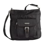 Tom Tailor Acc Rina 11223, Sacs Ordinateur Femme - Noir - V.6, 23x23x4 cm (B x H x T)