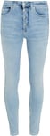 Calvin Klein Jeans Women's HIGH Rise Super Skinny Ankle J20J222145 Pants, Denim Light, 30W