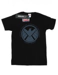 Marvel Womens/Ladies Agents Of SHIELD Logistics Division Cotton Boyfriend T-Shirt - XL