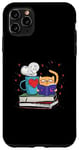 iPhone 11 Pro Max Kittens Cats Tea and Books Reading For Reader Case