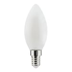 Oiva LED-lampa E14 Kronljus 6,5W/830 Filament Opal