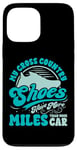 Coque pour iPhone 13 Pro Max Mes chaussures de cross-country ont plus de milles pour