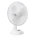 Ventilateur de bureau Tristar VE-5978 50 W 40 cm Blanc - Oscillant 75° - 3 positions réglables