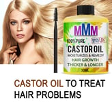 100% Pure Organic Castor Oil ,Eyelashes Eyebrows Hair Growth Body Care Oil 30ml