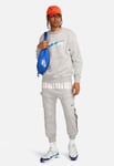 Nike Air Mens Fleece BB Crewneck Tracksuit in Grey - Size Large