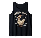 Funny And Crazy Chicken Lover's Design Tank Top