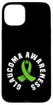 Coque pour iPhone 15 Plus Ruban vert pour sensibilisation au glaucome