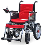 FTFTO Home Accessories Elderly Disabled Foldable Power Compact Mobility Aid Wheel Chair Lightweight Electric Wheelchair Portable Medical Scooter