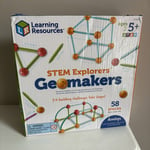 GeoMakers 3D and 2D Building Challenges STEM Explorerers Maths Game Children New