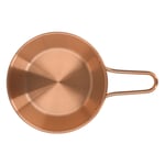 (Rose Gold)Bowl Convenient Stainless Steel Simple Design Sturdy Snack Bowl