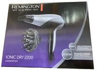 Remington D3190S 2200W Women's Hair Dryer Diffuser Ionic Conditioning Black, NEW