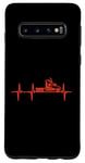 Coque pour Galaxy S10 Trucker Heartbeat Truck Driver Heartbeat