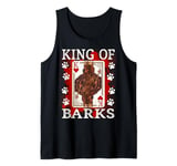 King of Barks & King of hearts cute Irish Setter Dog Tank Top