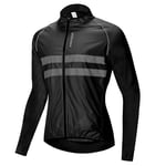 Wosawe-Veste De Pluie De Cyclisme À Haute Visibilité,Maillot Multifonction,Coupe-Vent À Vaccage Rapide,Pour Vélo De Route Et Vtt