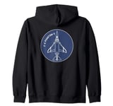 F-4 Phantom II American Jet Plane Badge Zip Hoodie