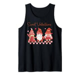 Sweet Valentines Cute Gnomes Lover Happy Valentine’s Day Tank Top