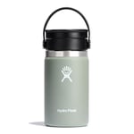 HYDRO FLASK - Travel Coffee Flask 354 ml (12 oz) - Vacuum Insulated Stainless Steel Travel Mug with Leak Proof Flex Sip Lid - BPA-Free - Wide Mouth - Agave