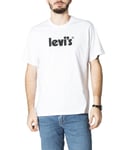 Levi's Levi`S Mens T-Shirt In White Cotton - Size Medium