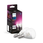 Philips Hue White&amp;Color Amb. 5,1W Luster Krone 2 pak. E14 - Philips Hue