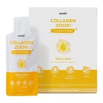 Zooki Marine Collagen Liquid Sachets 5,000mg – Great Taste, Sugar Free – High Strength Marine Collagen Supplements for Women & Men – Skin, Joints & Hair (Citrus Lime Flavour, 30 Servings)