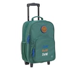 LÄSSIG Valises pour Enfants Trolley Valise de Voyage avec Barre télescopique et roulettes pour Enfants Bagage à Main/Trolley Dark Green