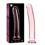 NEBULA SERIES BY IBIZA - MODEL 8_DILDO_BOROSILICATE GLASS_PINK 14.5 CM -O- 2 CM