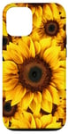 iPhone 15 Beautiful yellow sunflower with seeds the sunflowers Case