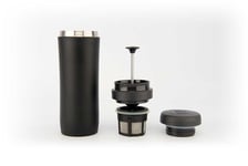Espro - Travel Coffee Press - Meteorite Matte Black - Presskanna som gör kaffe i spillfri termosmugg