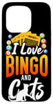 iPhone 15 Pro Bingo Player Cat I Love Bingo And Cats Case