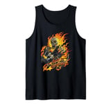 Marvel Ghost Rider Spirit of Vengeance Flaming Skull Tank Top