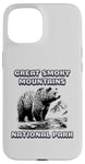 Coque pour iPhone 15 Vacances avec des ours dans le parc national des Great Smoky Mountains