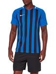 Nike Men's Striped Division III Football Jersey T-Shirt, Royal Blue/Black/White/(White), Medium 894081