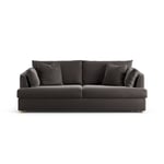 Habitat Holmfirth Velvet 3 Seater Sofa Bed - Grey Slate