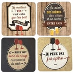 Boite de 4 sous verres Apéro