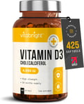 Vitamin D3 4000 IU, 400 Vitamin D Soft Gel Capsules 4X Stronger than Pure Vitami