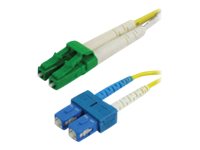 Microconnect - Nätverkskabel - Lc/Apc Enkelläge (Hane) Till Sc/Upc Enkelläge (Hane) - 15 M - Fiberoptisk - 9 / 125 Mikrometer - Os2 - Halogenfri - Gul