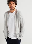 PS PAUL SMITH Collar Stripe Baseball Jacket - Grey, Grey, Size L, Men