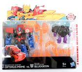 Transformers - Robots in Disguise - OPTIMUS PRIME vs. DECEPTICON BLUDGEON