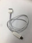 30 Pin to USB Charging Data Sync Charger Cable Lead for Apple iPhone iPad iPod