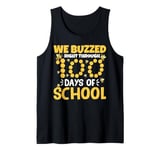 Bee Teacher Kids We Buzzed Right Through 100 Days Of School Tank Top