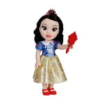 Disney Princesse - Poupée 38cm Blance Neige Et Les 7 Nains - Licence Officielle Disney - Collection Mon Amie Princesse - Robe Effets Argentés Et Brosse Incluse - Poupées à Collectionner - Dès 3 Ans