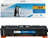 G&G Toner G&G-Kompatibel Toner Med Hp W2211a, Nt-Ph2211c, Hp 207A, Cyan, 1250S