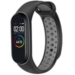 Bracelet Xiaomi Mi Band 4,Xiaomi Mi Band 3 iMOSHION® Siliconen sport bandje met inkliksysteem ronde drukknoop Noir