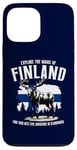 iPhone 13 Pro Max Finland's Beauty Adventure Nature Outfit Moose Scandinavian Case