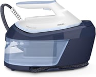 Philips PerfectCare 6000 Series Steam Generator - 2400W, 500g Steam Boost, 6.5 Bar Pressure, OptimalTEMP Technology, 1.8L Tank, White/Blue (PSG6026/20)