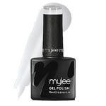 Mylee Gel Nail Polish 10ml [Ghosting] UV/LED Soak-Off Nail Art Manicure Pedicure for Professional, Salon & Home Use [Sheer Nudes Range] - Long Lasting & Easy to Apply